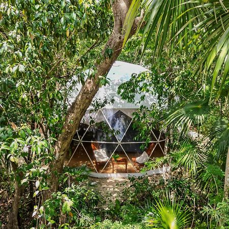 Ferienwohnung Ku Kuk Glamping Chemuyil Exterior foto