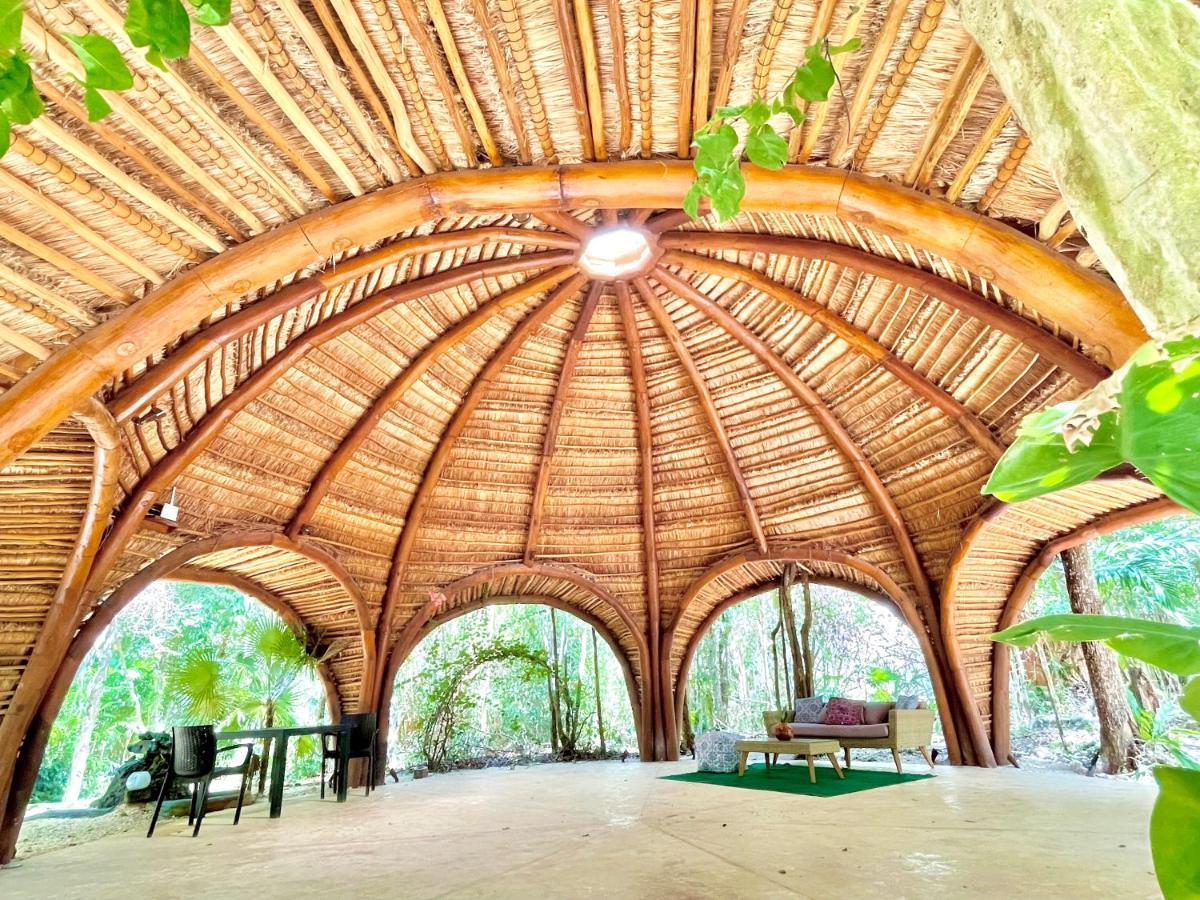 Ferienwohnung Ku Kuk Glamping Chemuyil Exterior foto