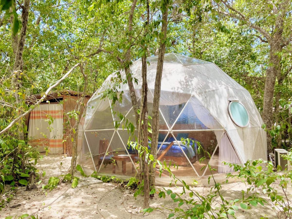 Ferienwohnung Ku Kuk Glamping Chemuyil Exterior foto