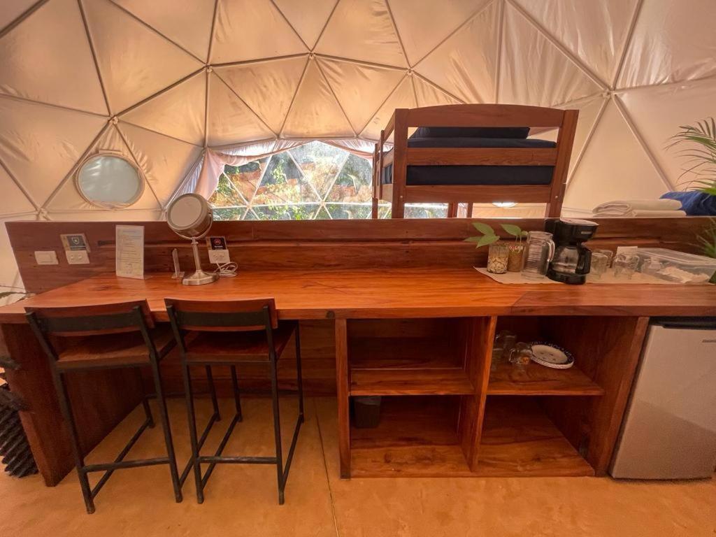 Ferienwohnung Ku Kuk Glamping Chemuyil Exterior foto