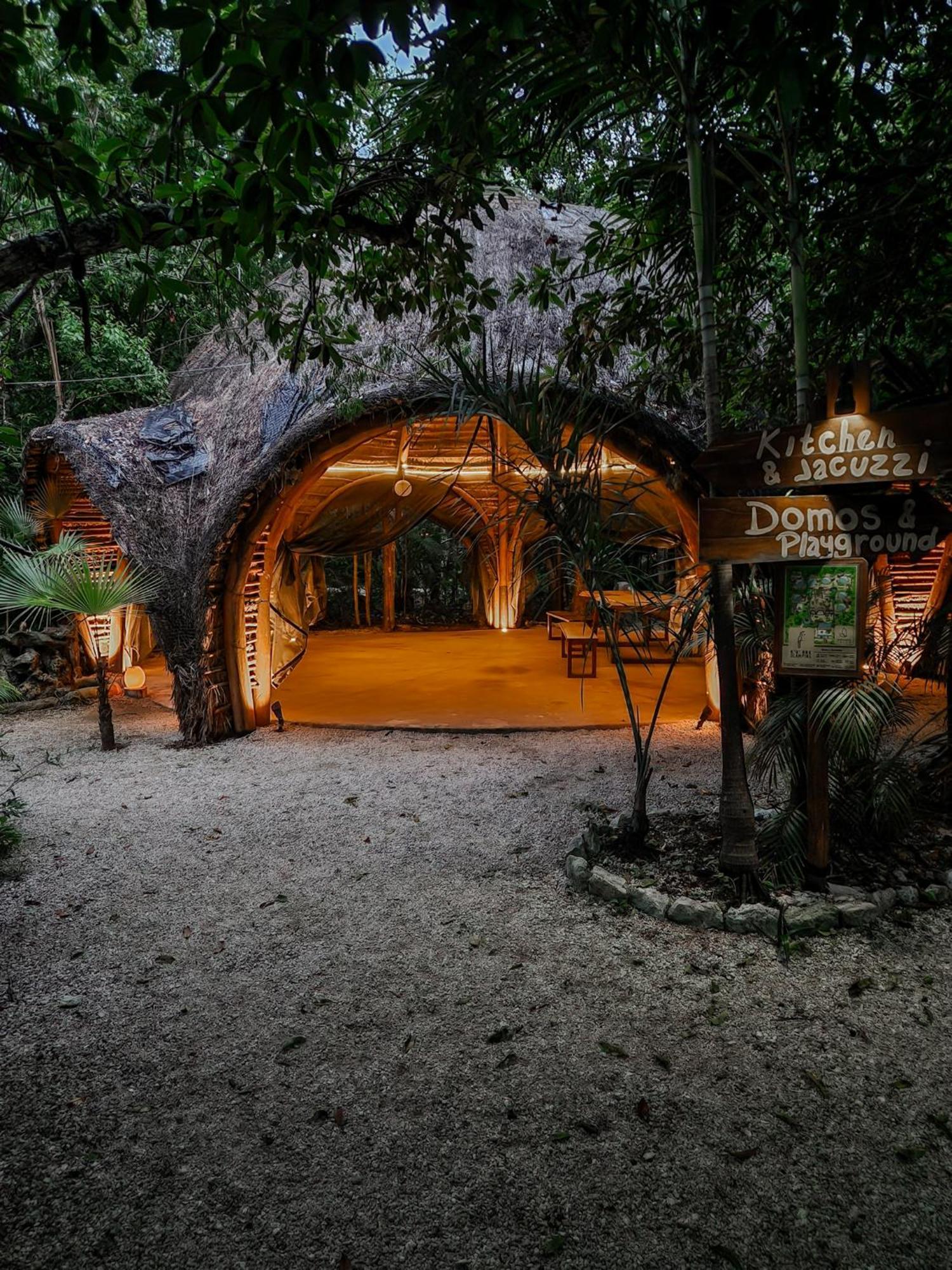 Ferienwohnung Ku Kuk Glamping Chemuyil Exterior foto