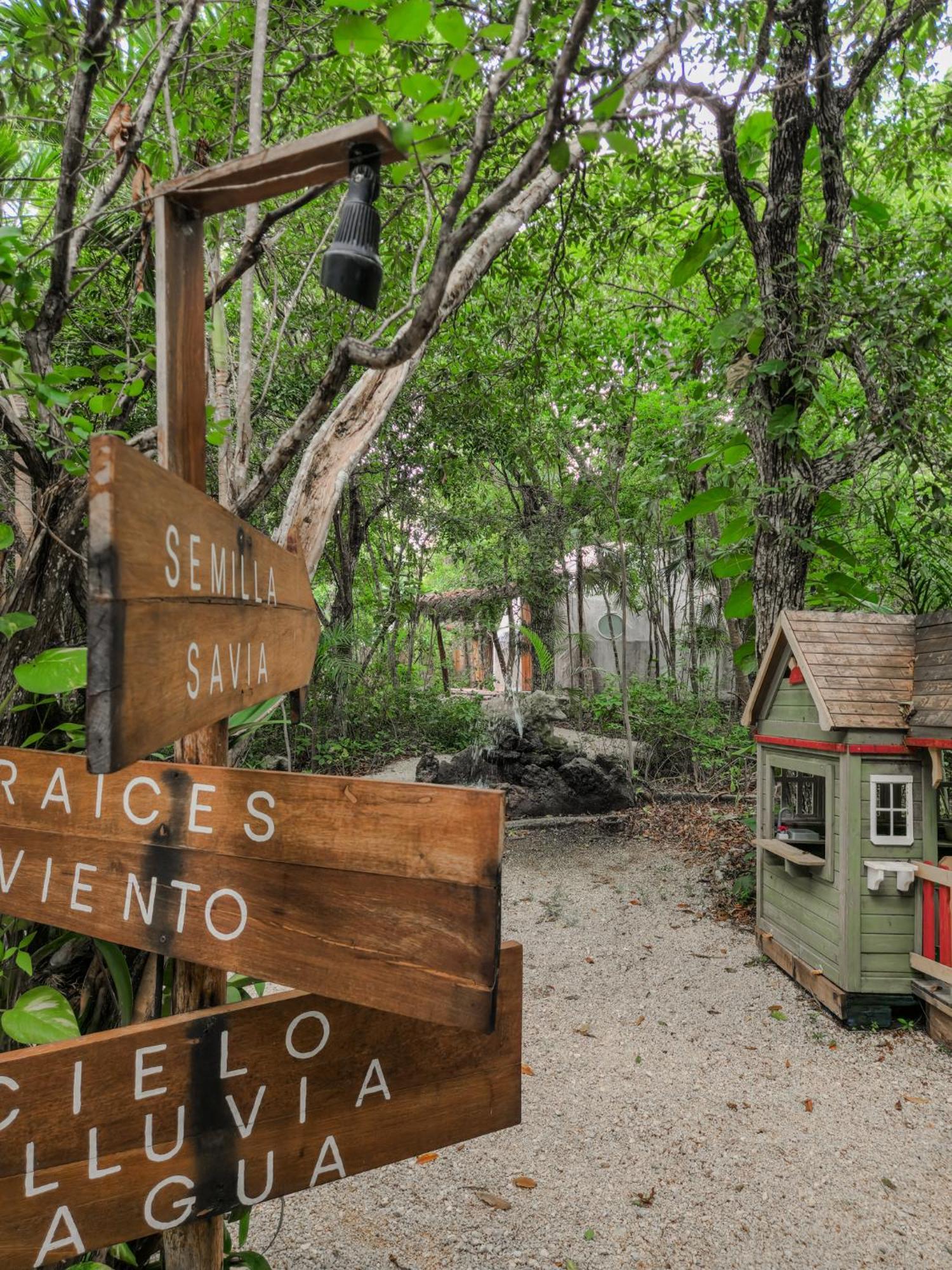 Ferienwohnung Ku Kuk Glamping Chemuyil Exterior foto
