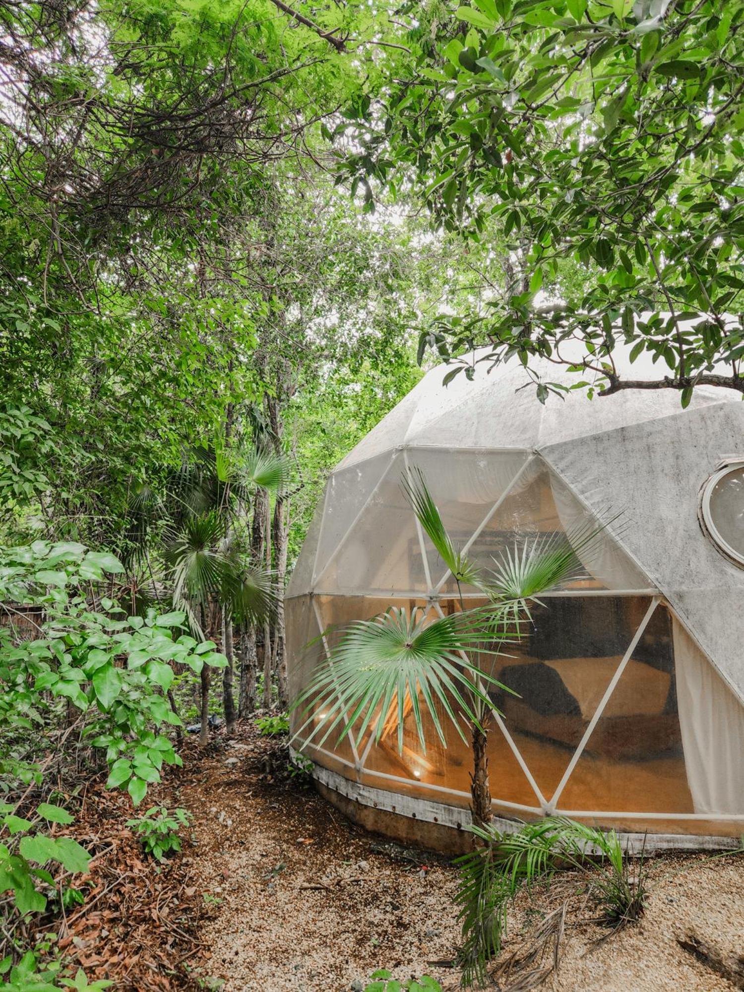 Ferienwohnung Ku Kuk Glamping Chemuyil Exterior foto