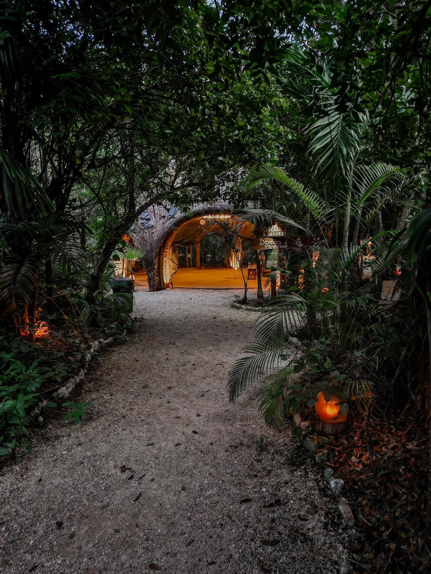 Ferienwohnung Ku Kuk Glamping Chemuyil Exterior foto