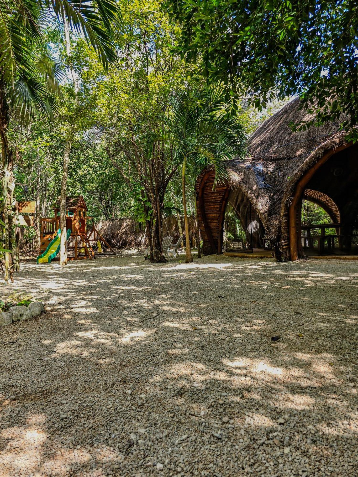 Ferienwohnung Ku Kuk Glamping Chemuyil Exterior foto