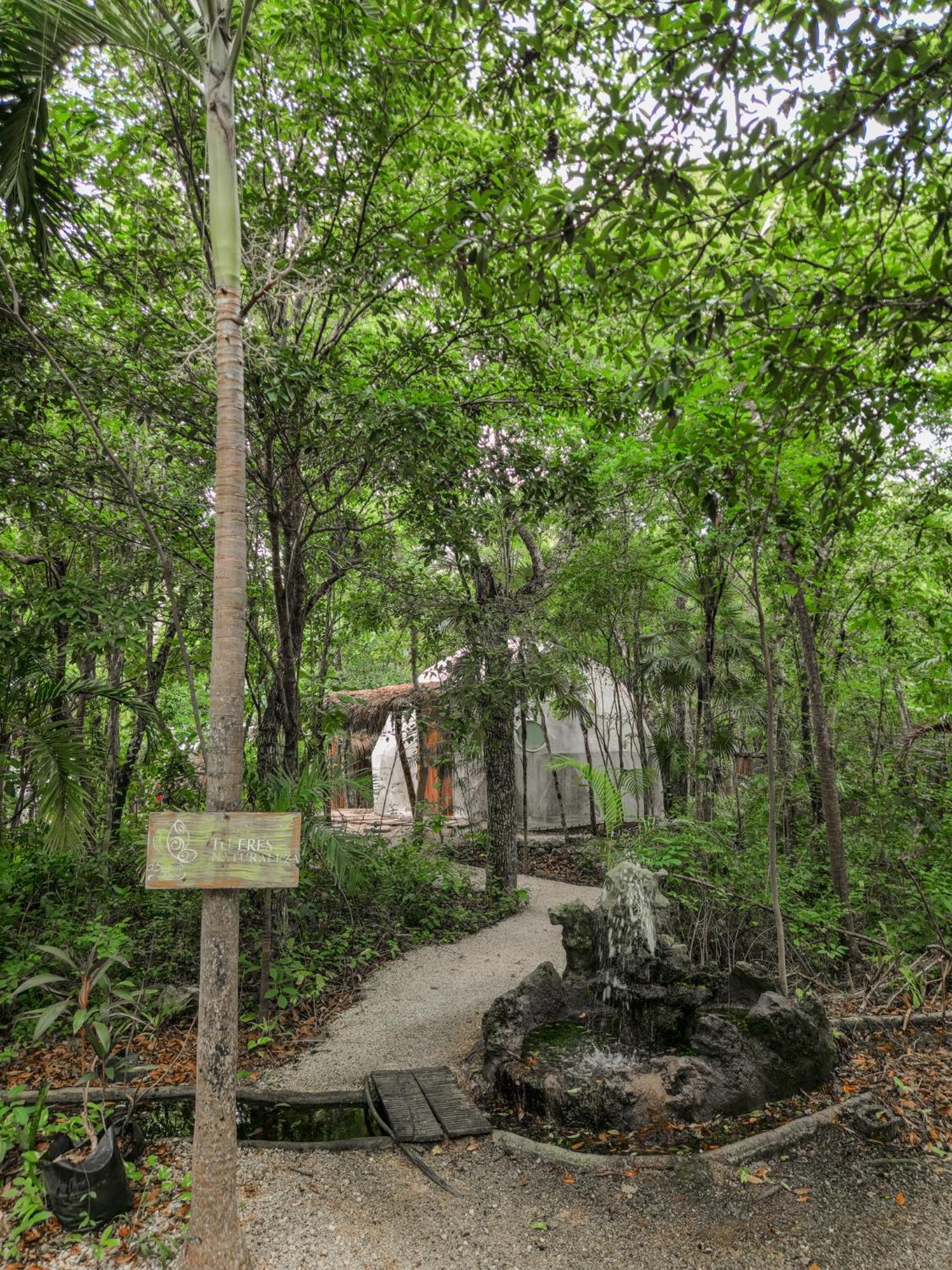 Ferienwohnung Ku Kuk Glamping Chemuyil Exterior foto