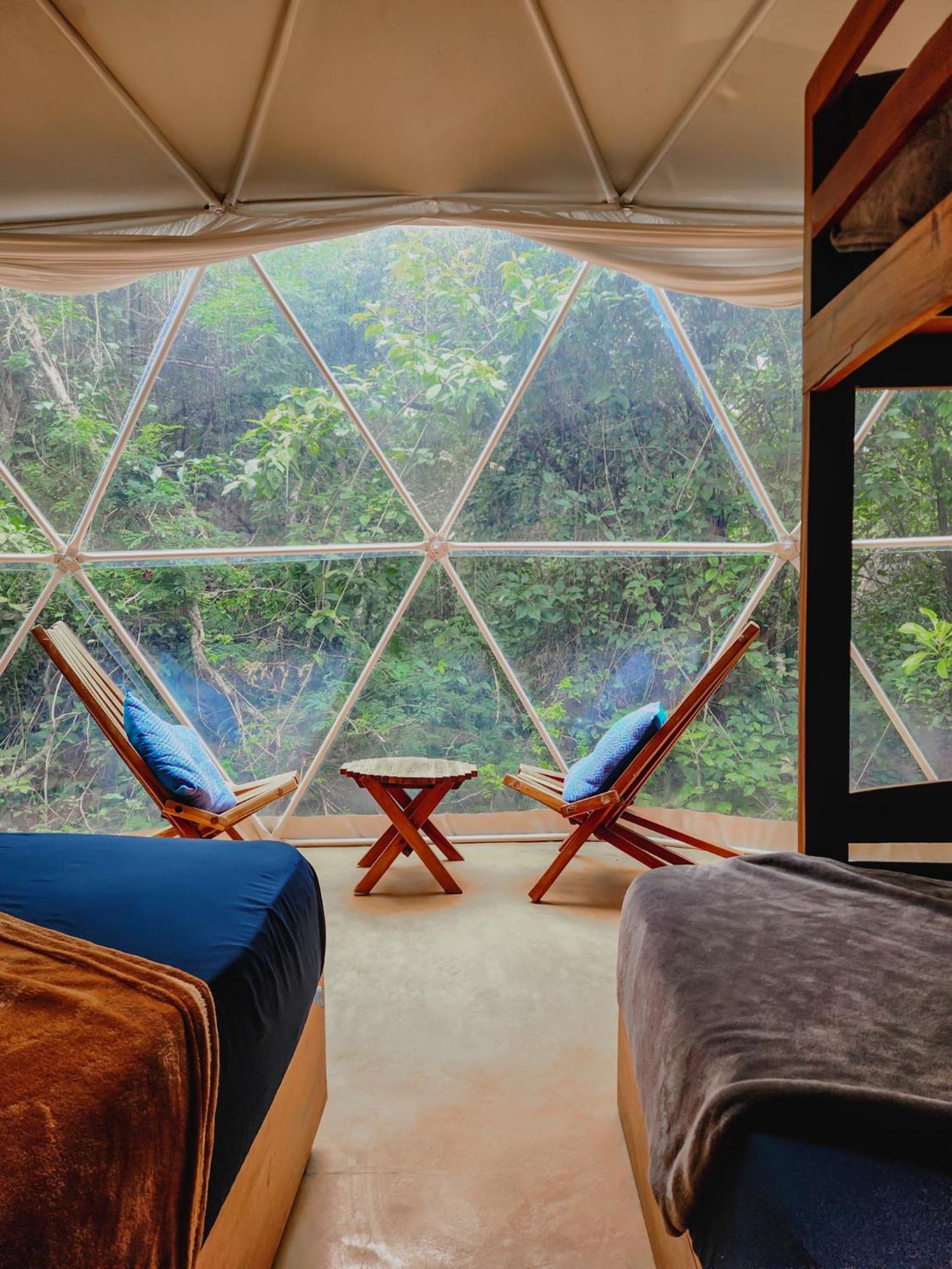 Ferienwohnung Ku Kuk Glamping Chemuyil Exterior foto
