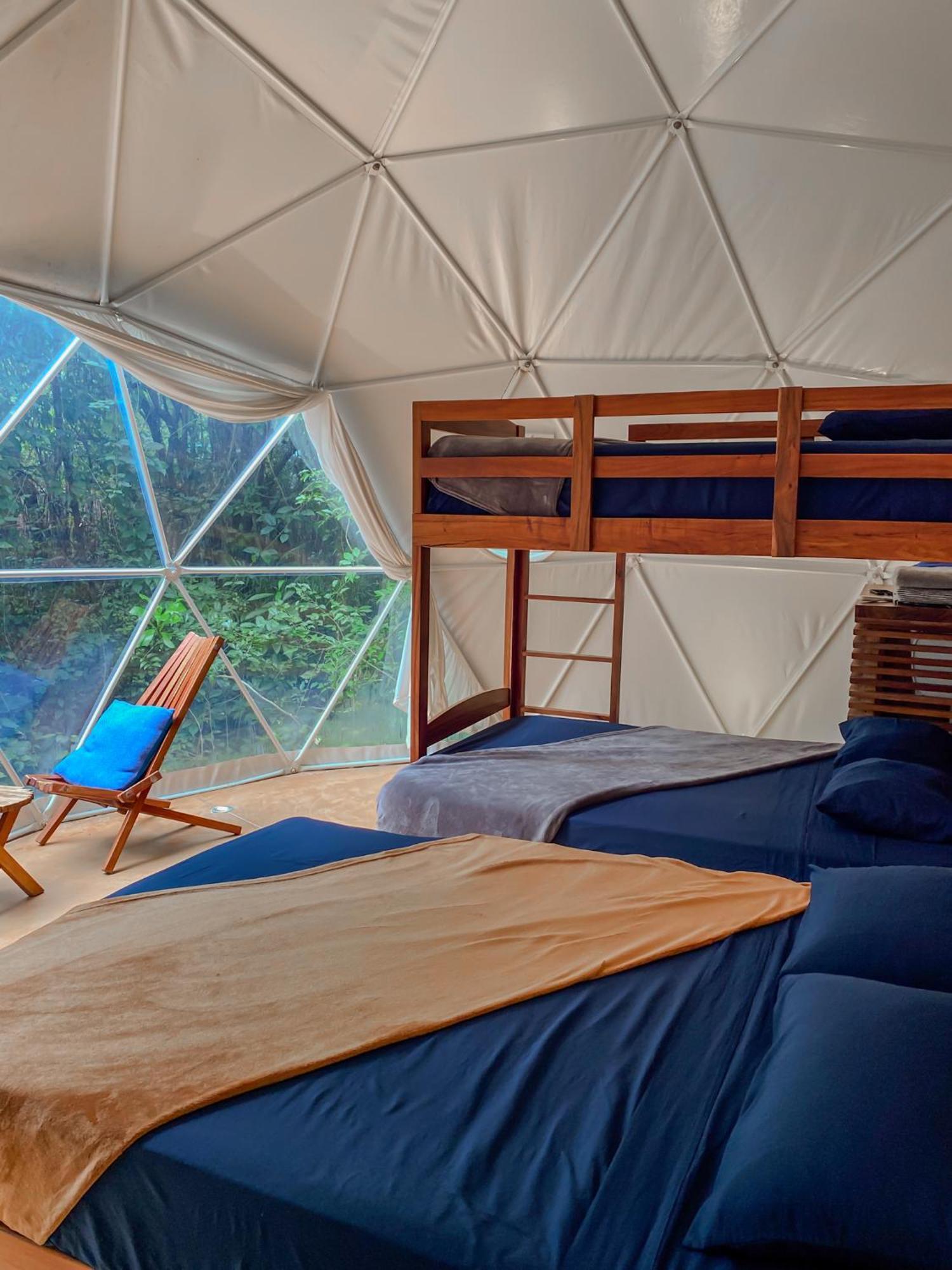 Ferienwohnung Ku Kuk Glamping Chemuyil Exterior foto