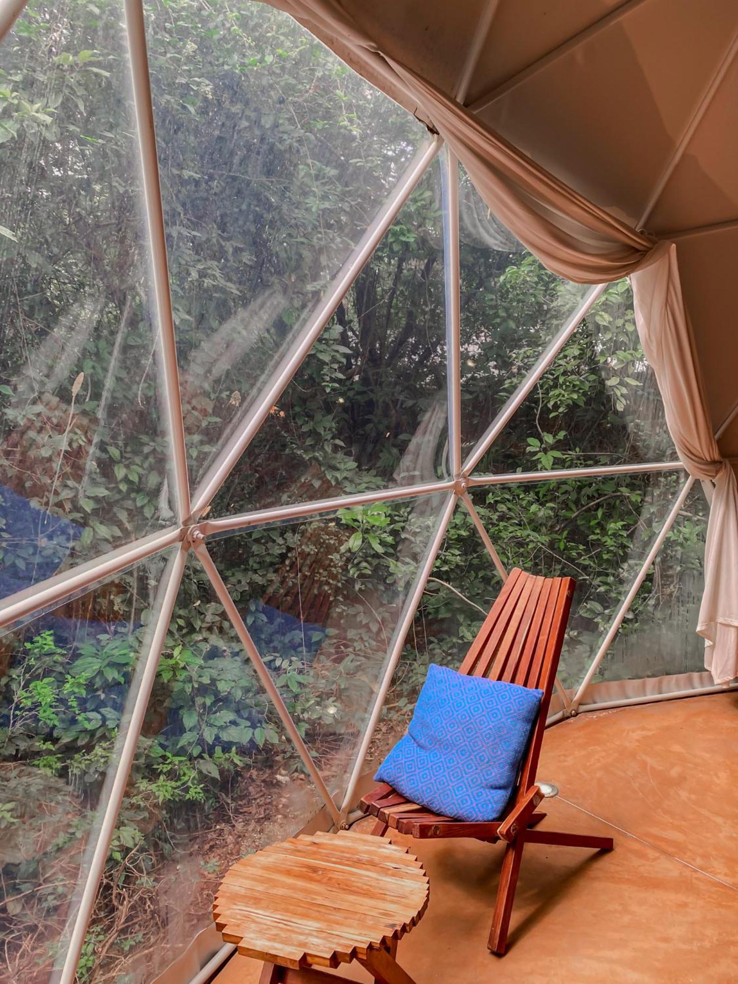 Ferienwohnung Ku Kuk Glamping Chemuyil Exterior foto