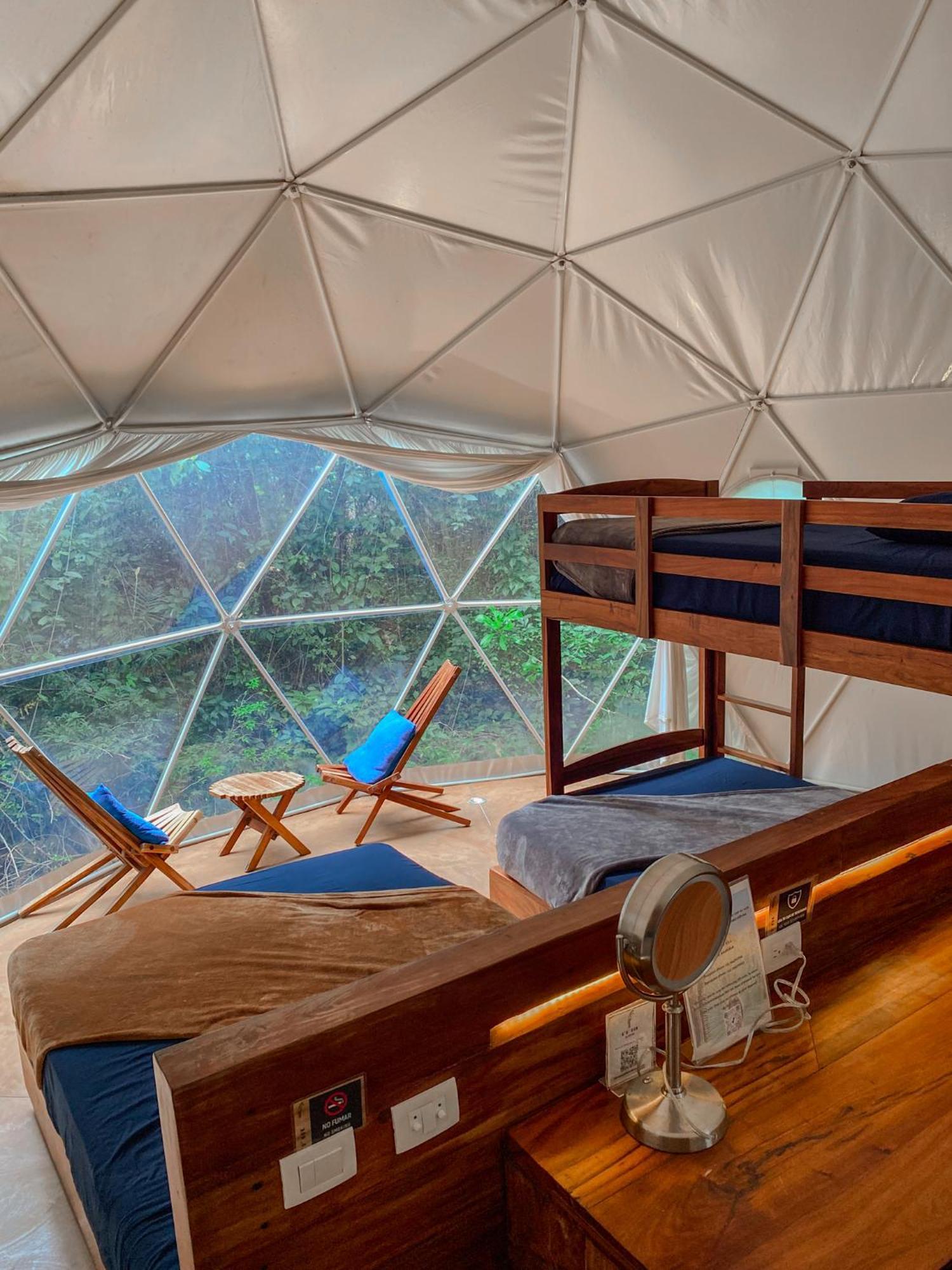 Ferienwohnung Ku Kuk Glamping Chemuyil Exterior foto