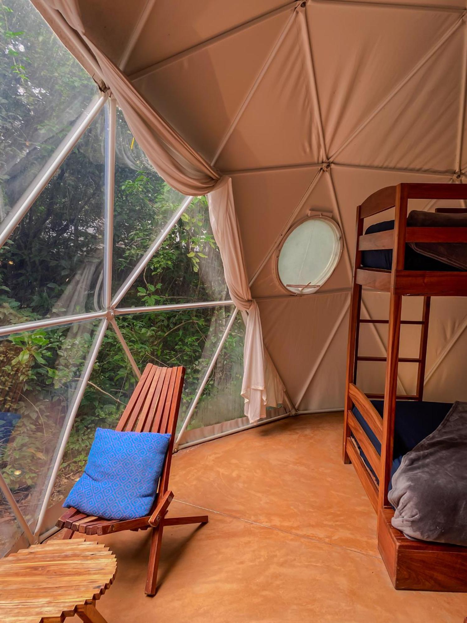 Ferienwohnung Ku Kuk Glamping Chemuyil Exterior foto