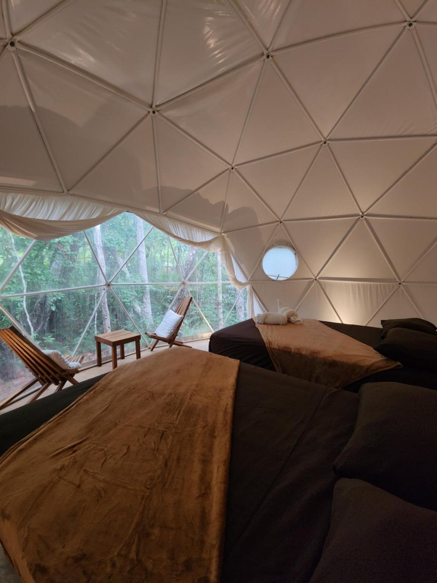 Ferienwohnung Ku Kuk Glamping Chemuyil Exterior foto