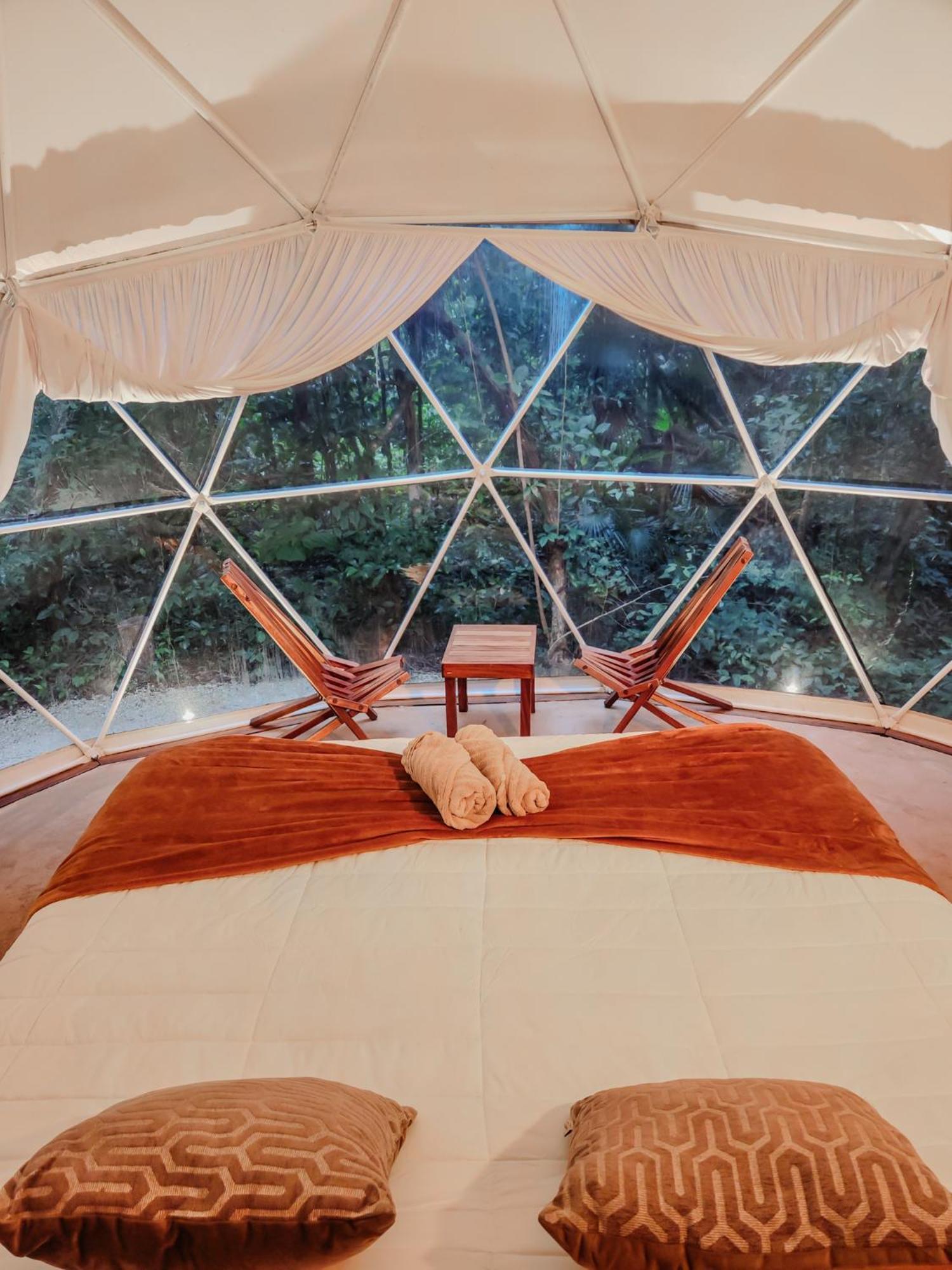 Ferienwohnung Ku Kuk Glamping Chemuyil Exterior foto
