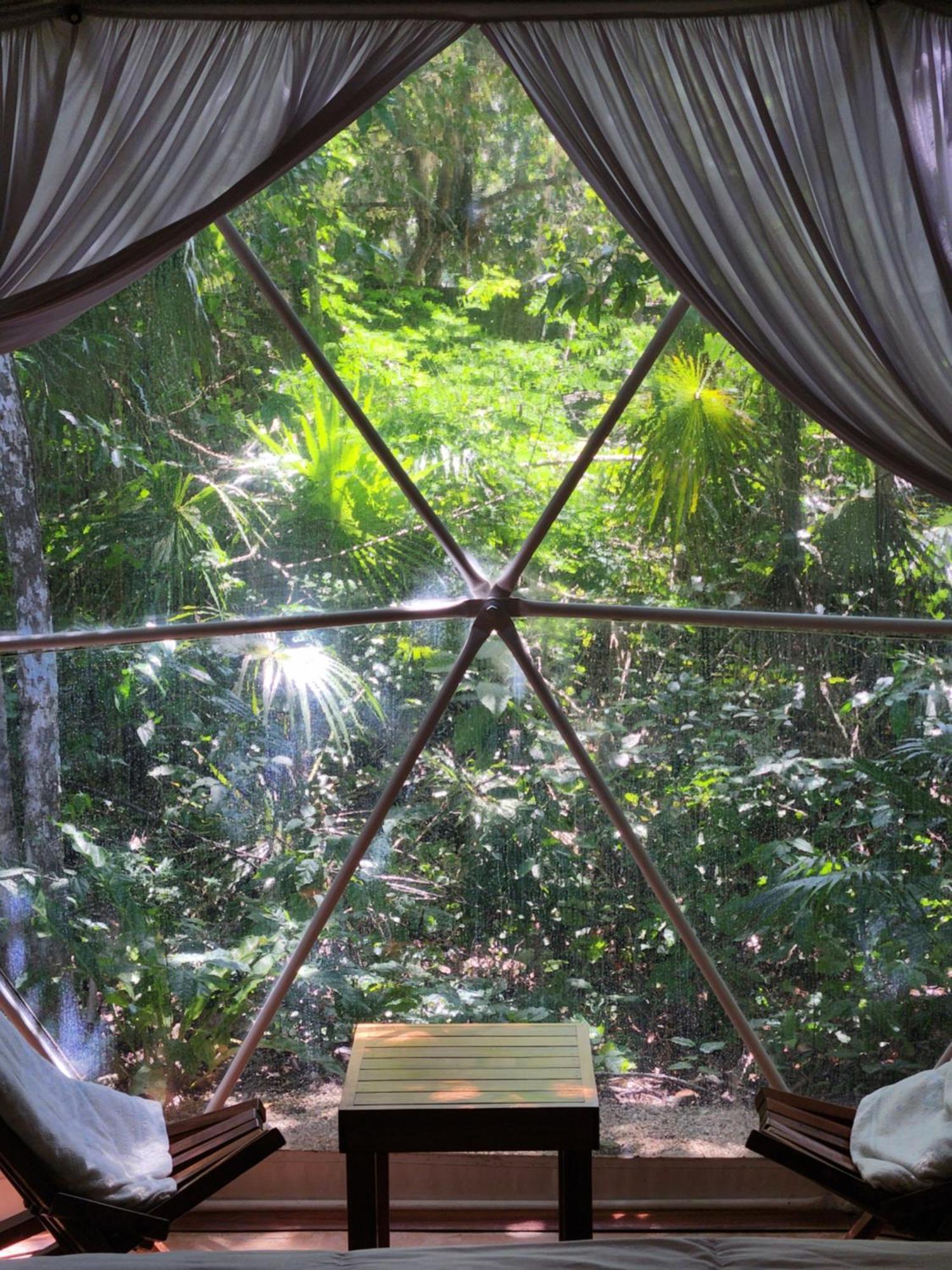 Ferienwohnung Ku Kuk Glamping Chemuyil Exterior foto
