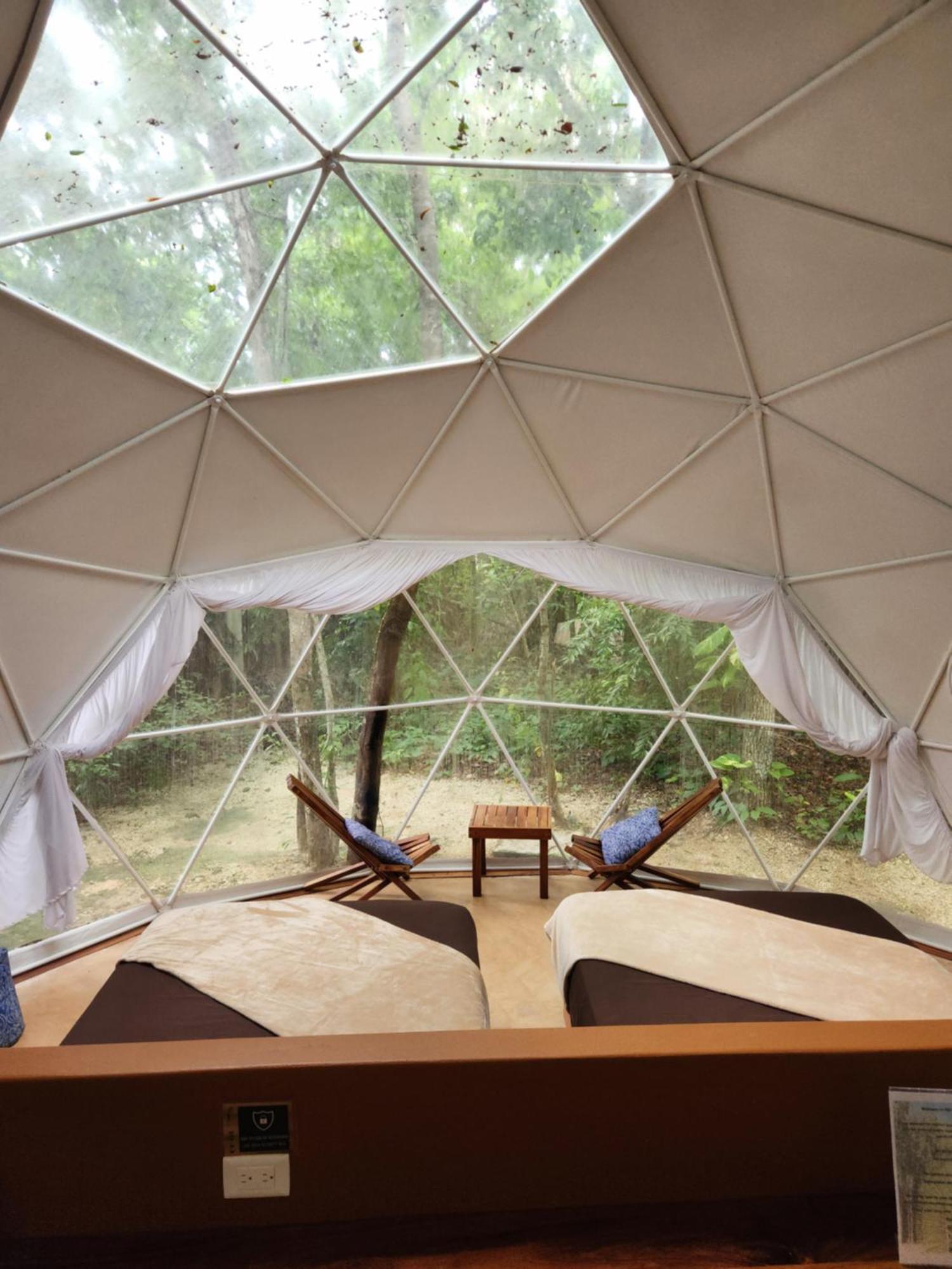 Ferienwohnung Ku Kuk Glamping Chemuyil Exterior foto