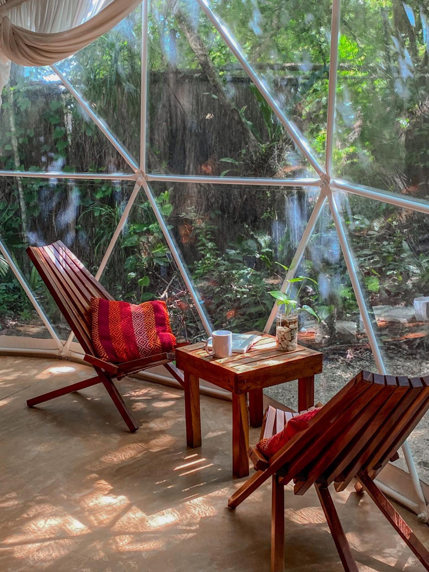 Ferienwohnung Ku Kuk Glamping Chemuyil Exterior foto