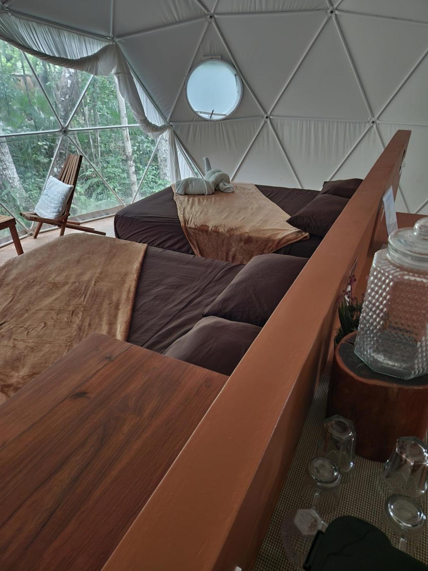 Ferienwohnung Ku Kuk Glamping Chemuyil Exterior foto