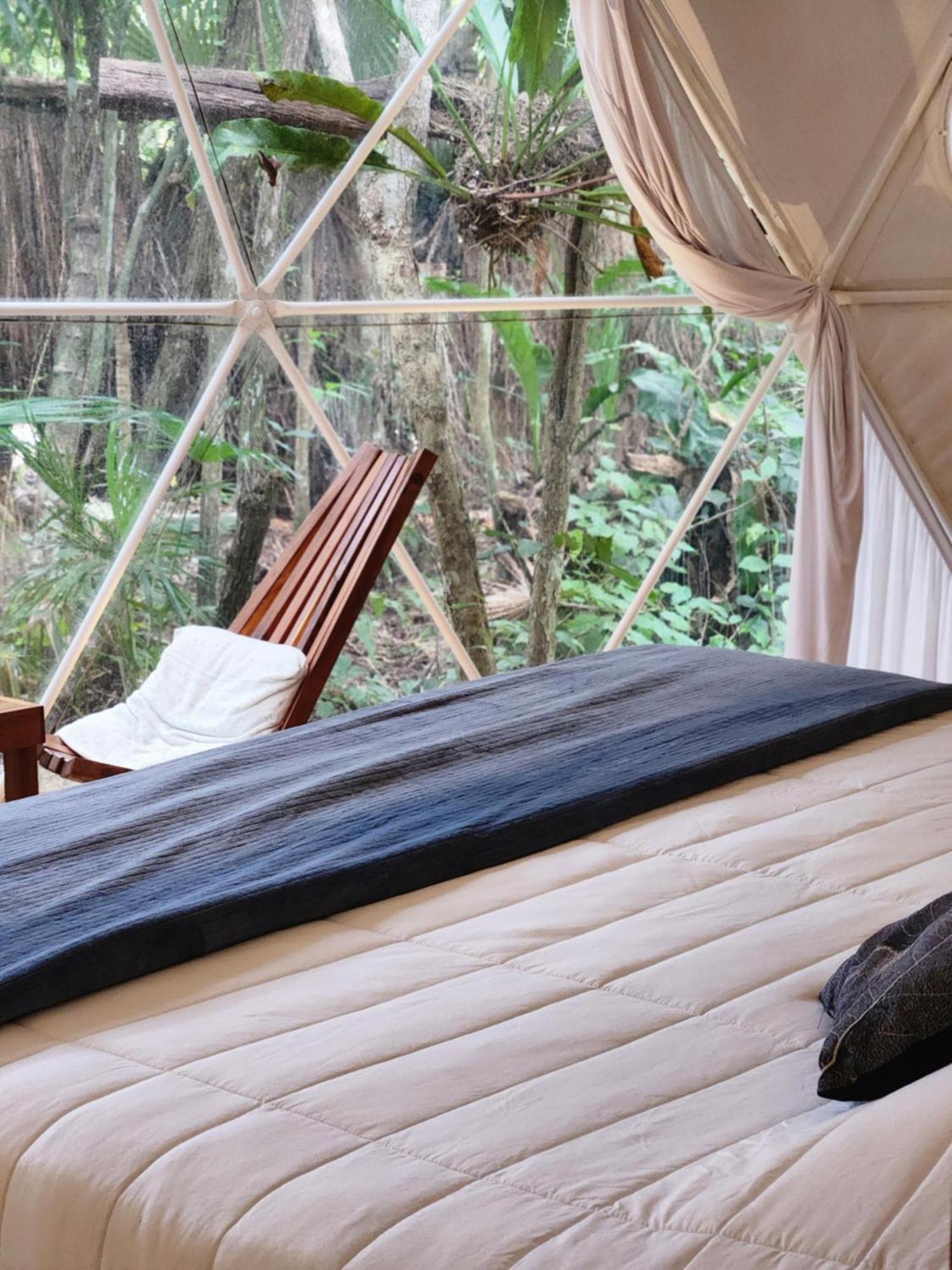 Ferienwohnung Ku Kuk Glamping Chemuyil Exterior foto